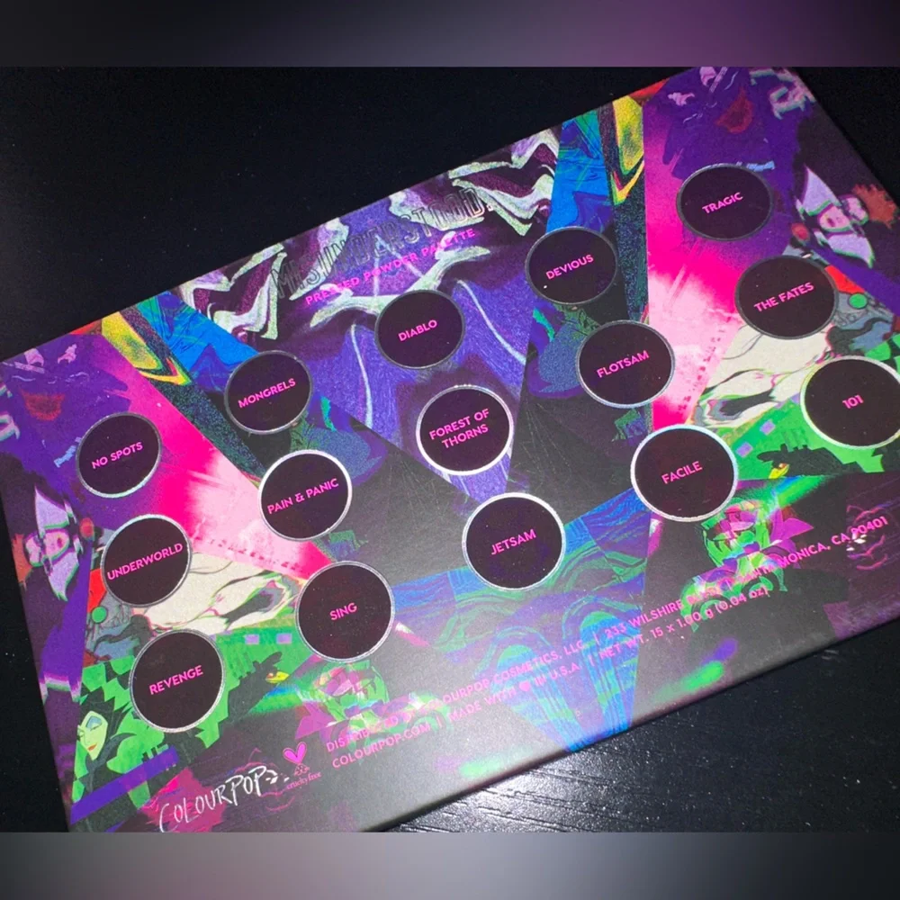 NIB ColourPop x Disney Villains “Misunderstood” Palette Limited Edition